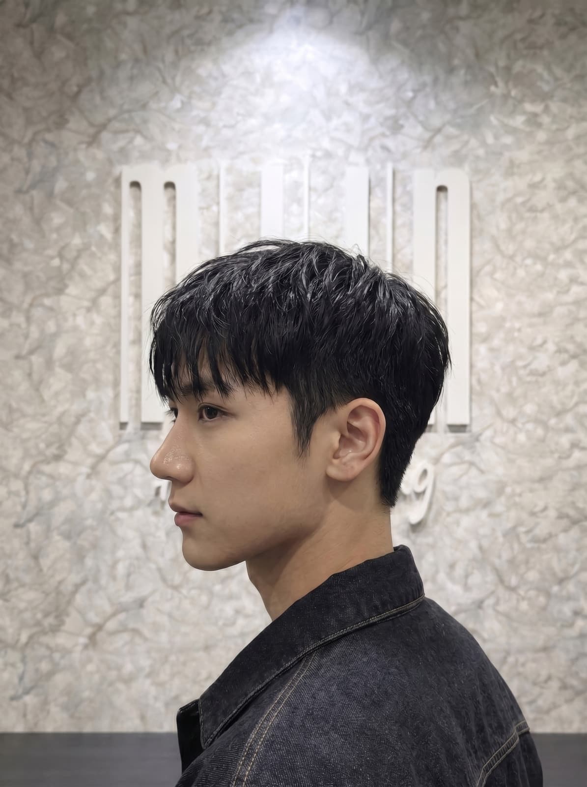 Men hairstyle two block textured cut